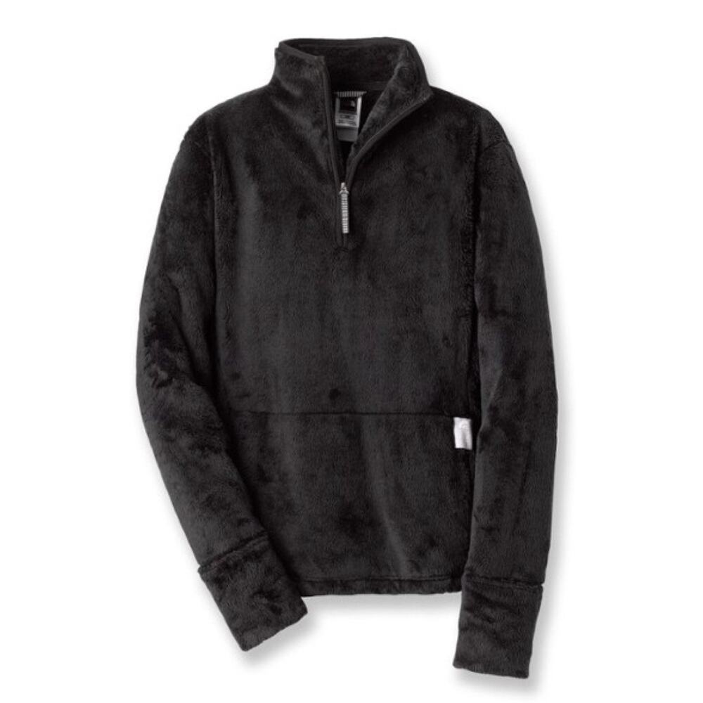 North Face Black Fleece Half Zip Pullover